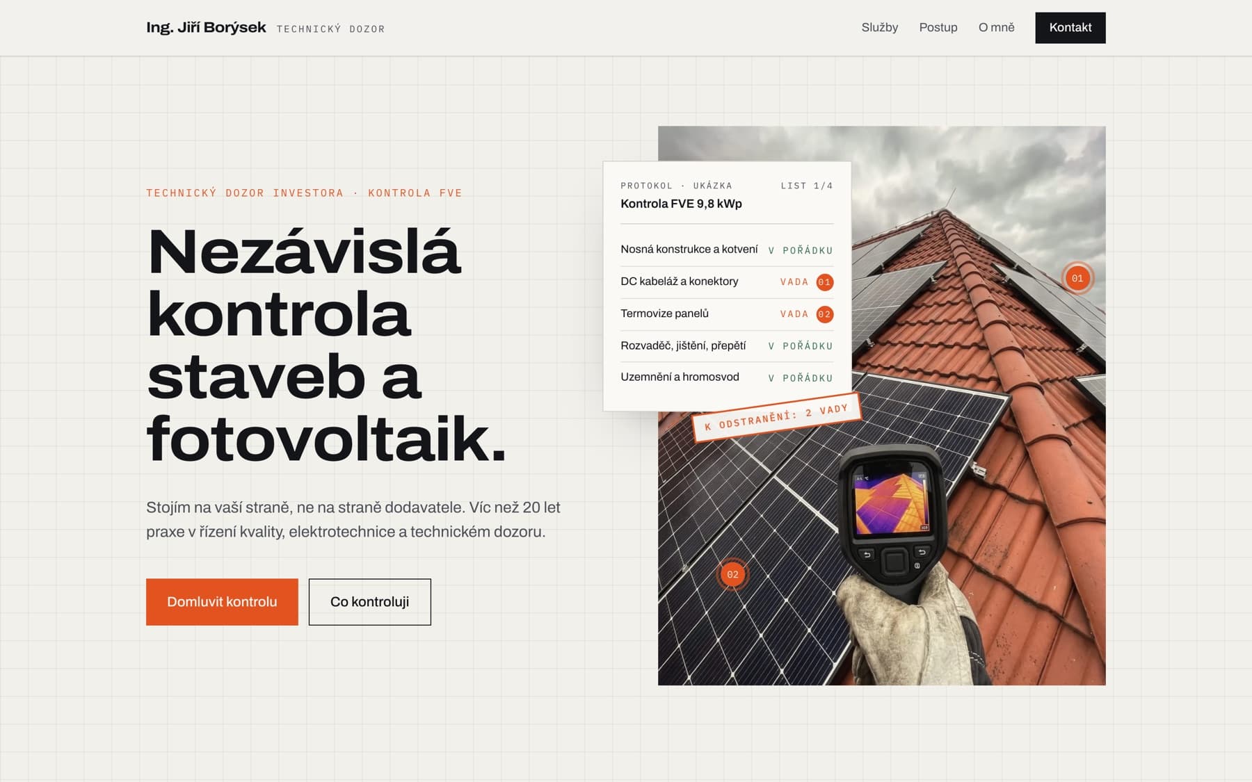 Jiří Borýsek – náhled webu