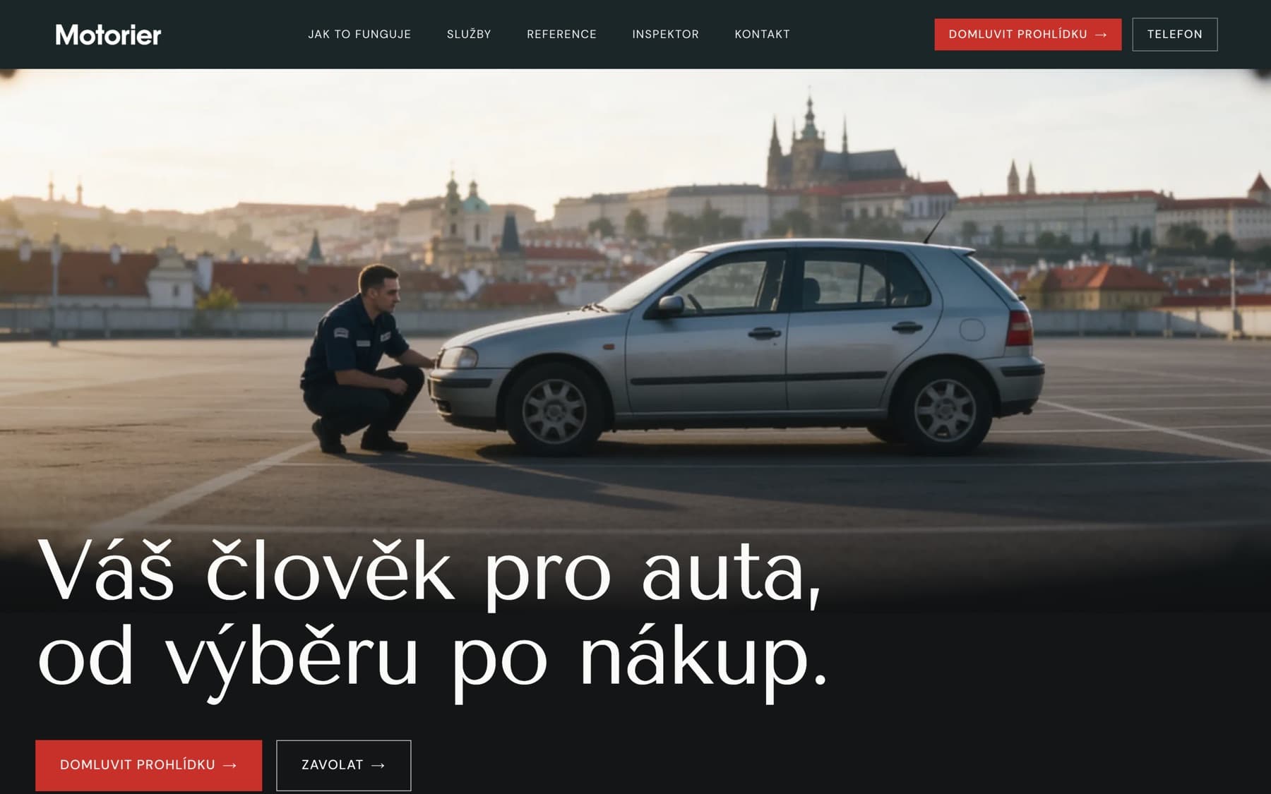 Motorier – website preview