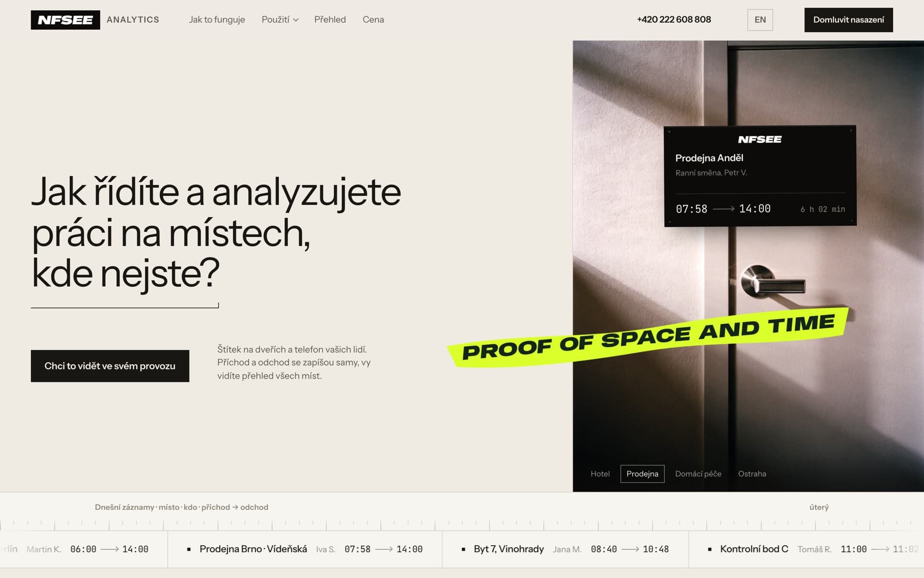NFSEE ANALYTICS – website preview
